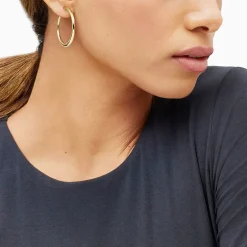 14K Gold Hoop Earrings