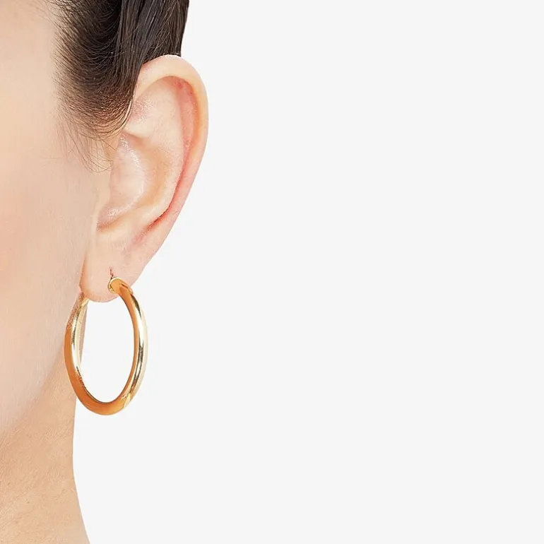 14K Gold Hoop Earrings