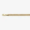 10K Gold 7.25 Inch Hollow Bismark Link Bracelet