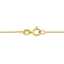 14K Gold .75mm Box Chain Necklace