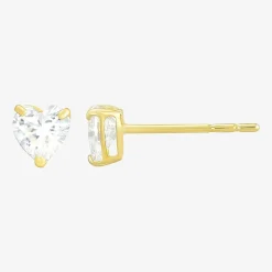 10K Gold 4 Pair Earring Set