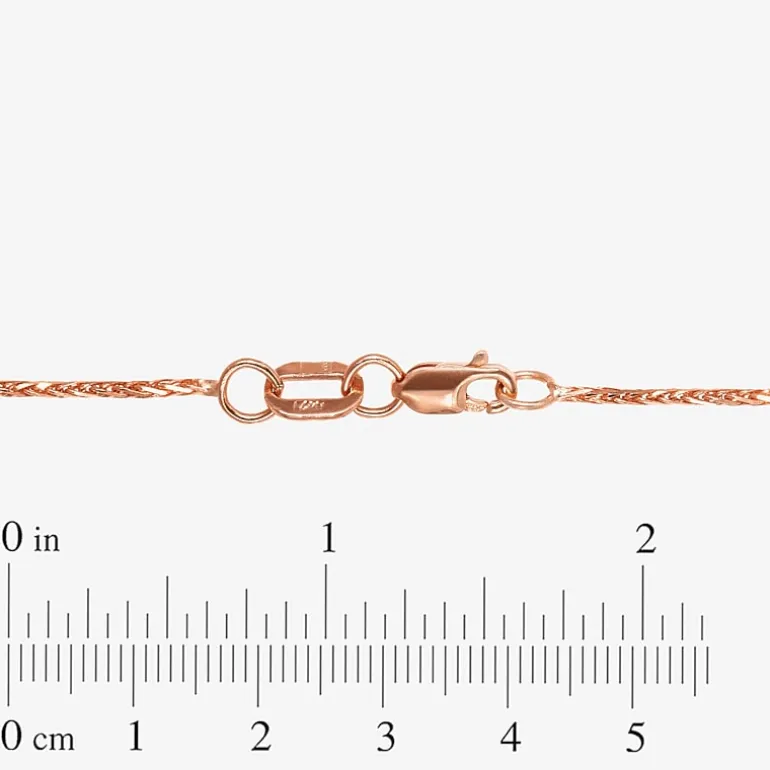 14K Gold Wheat Chain Necklace