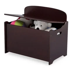 Kids Wooden Toy Box Pink