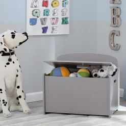 Kids Wooden Toy Box Pink