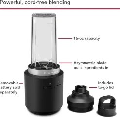KitchenAid Cordless Personal Blender with Battery
