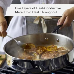 KitchenAid 5-Ply Clad Stainless Steel 10-pc. Cookware Set