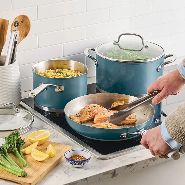 KitchenAid Stainless Steel 3-Ply 11-pc. Cookware Set