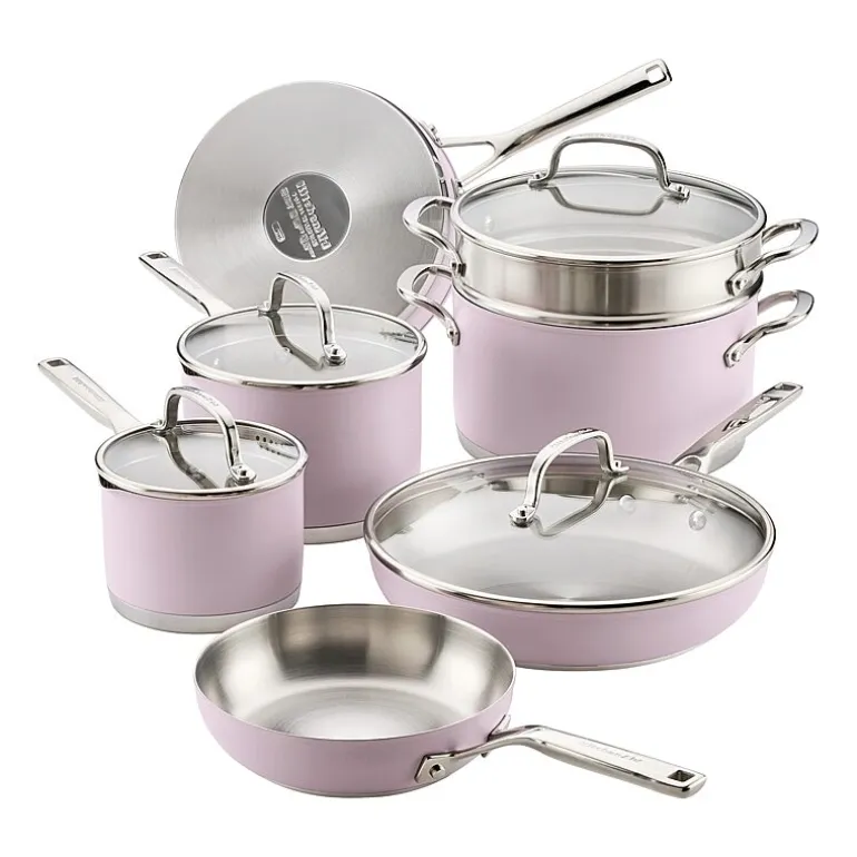 KitchenAid Stainless Steel 3-Ply 11-pc. Cookware Set