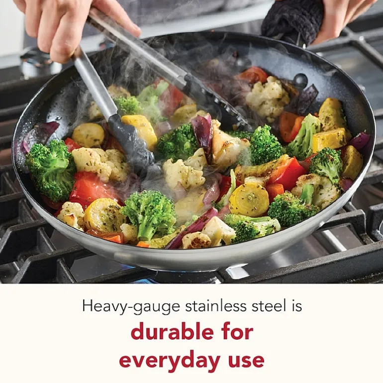 KitchenAid Stainless Steel 3-Ply Base 12" Frying Pan
