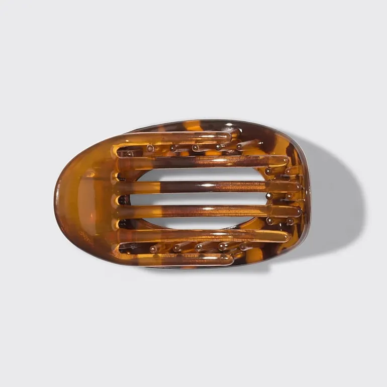 Kitsch Recycled Plastic Medium Flat Cloud Clip- Tort