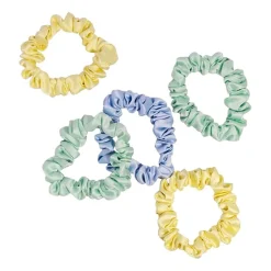 Kitsch Ruched Satin Scrunchies- 5pc