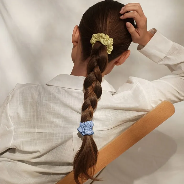 Kitsch Ruched Satin Scrunchies- 5pc