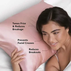 Kitsch Satin Pillowcase Face Pillow Cover