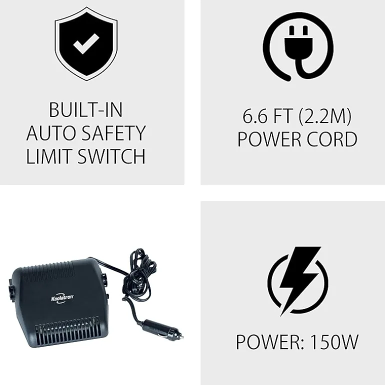 Koolatron 12V Car Heater and Defroster