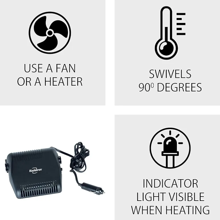 Koolatron 12V Car Heater and Defroster