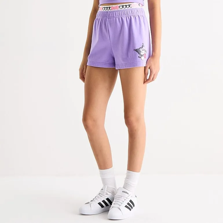 Kuromi Womens Juniors Kuromi Pull-On Short