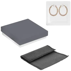 14K Yellow Gold Diamond-Cut Oval Hoop Earrings