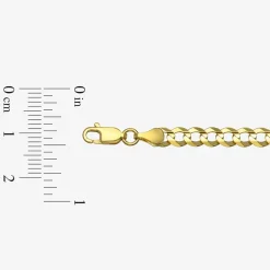 14K Yellow Gold 4.65 MM Curb Necklace 20