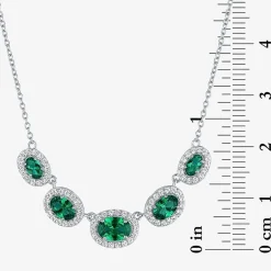 Lab-created Gemstone Sterling Silver 2-pc. Jewelry Set