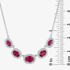 Lab-created Gemstone Sterling Silver 2-pc. Jewelry Set