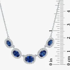 Lab-created Gemstone Sterling Silver 2-pc. Jewelry Set