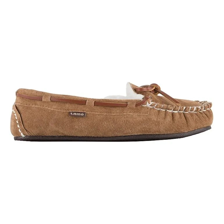 Lamo Womens Moccasin Slippers Wide Width