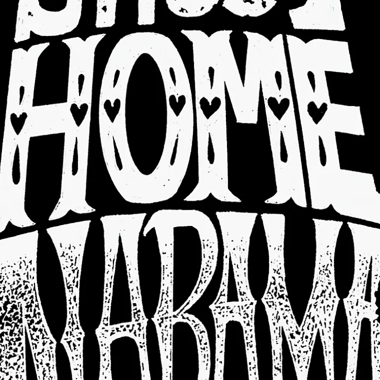 LA Pop Art Sweet Home Alabama - Mens Word Art Crew Sweatshirt