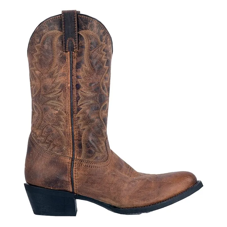 Laredo Mens Birchwood Block Heel Cowboy Boots