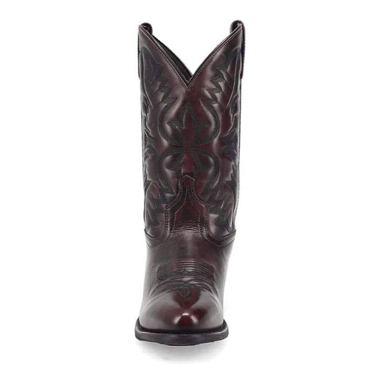 Laredo Mens Birchwood Flat Heel Cowboy Boots