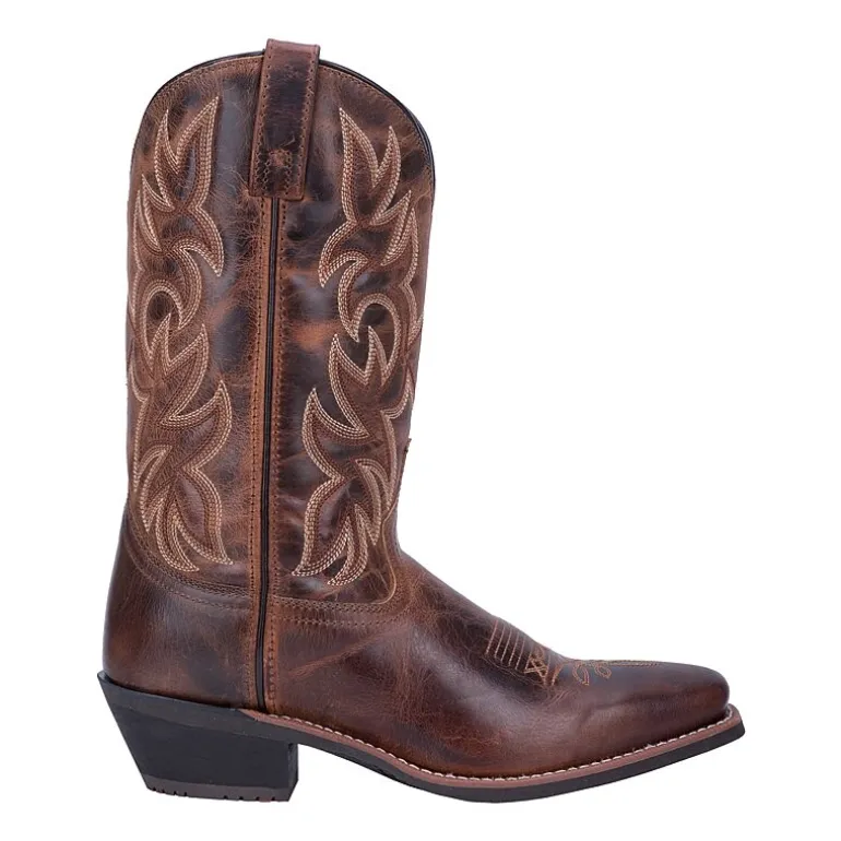 Laredo Mens Breakout Block Heel Cowboy Boots