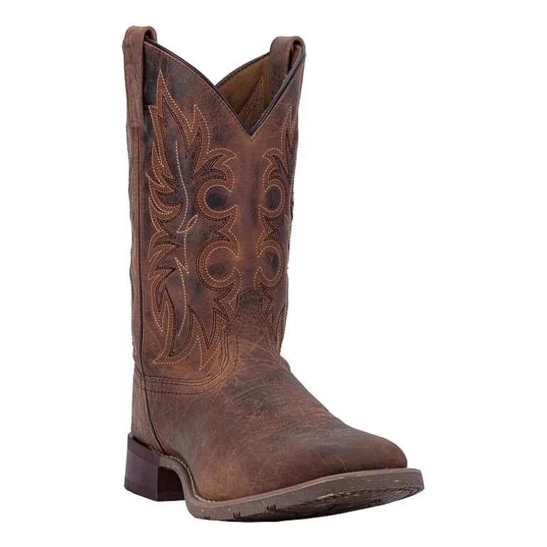 Laredo Mens Durant Block Heel Cowboy Boots