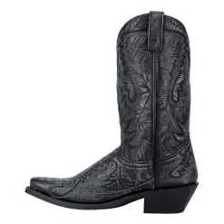 Laredo Mens Garrett Block Heel Cowboy Boots