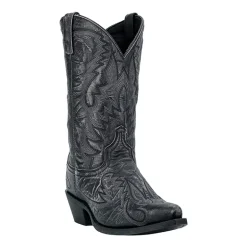 Laredo Mens Garrett Block Heel Cowboy Boots