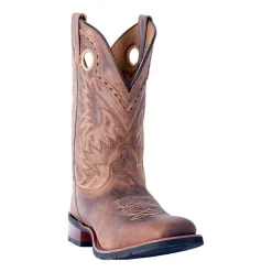 Laredo Mens Kane Block Heel Cowboy Boots
