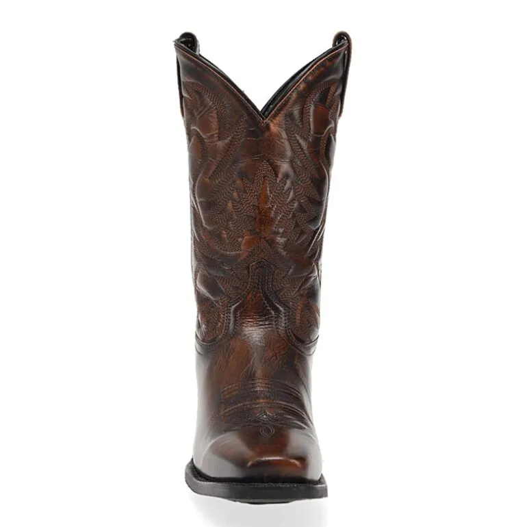 Laredo Mens Lawton Flat Heel Cowboy Boots