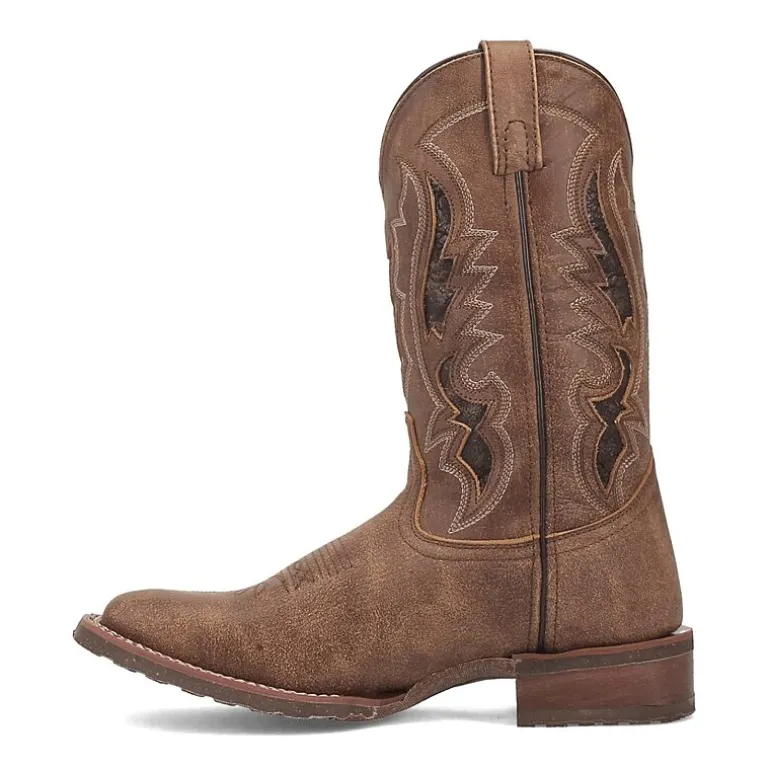 Laredo Mens Martie Flat Heel Cowboy Boots