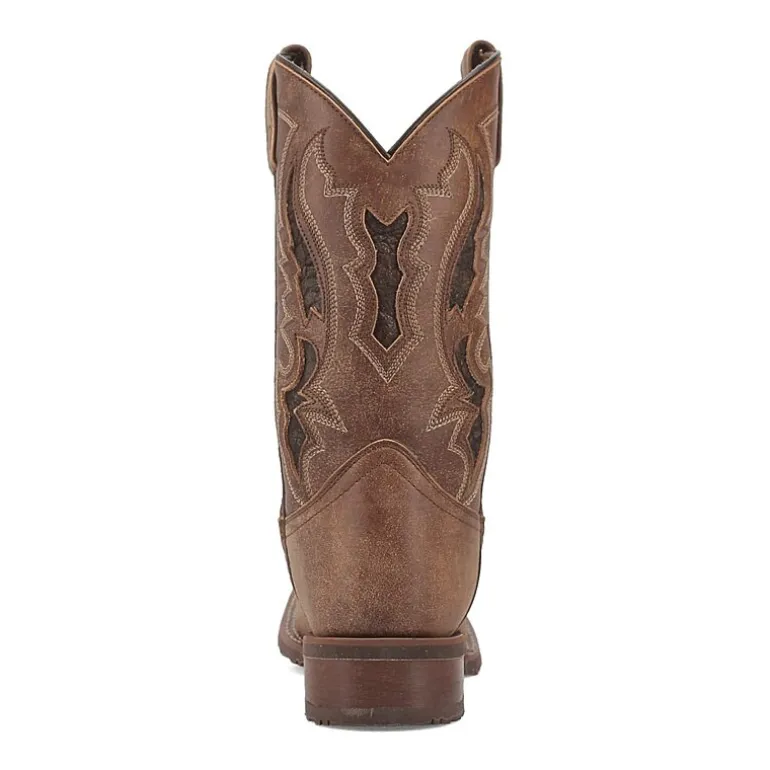 Laredo Mens Martie Flat Heel Cowboy Boots