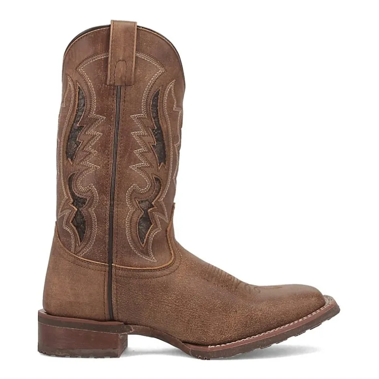 Laredo Mens Martie Flat Heel Cowboy Boots