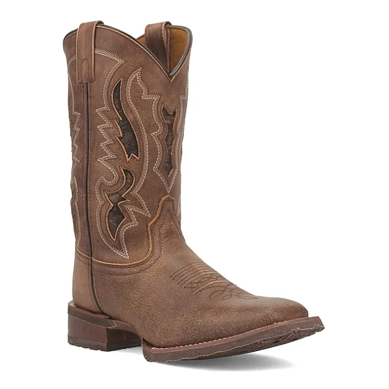 Laredo Mens Martie Flat Heel Cowboy Boots