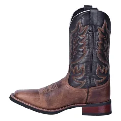 Laredo Mens Montana Block Heel Cowboy Boots