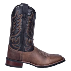 Laredo Mens Montana Block Heel Cowboy Boots
