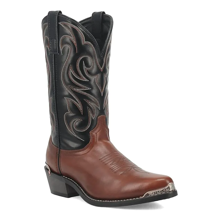 Laredo Mens Nashville Block Heel Cowboy Boots