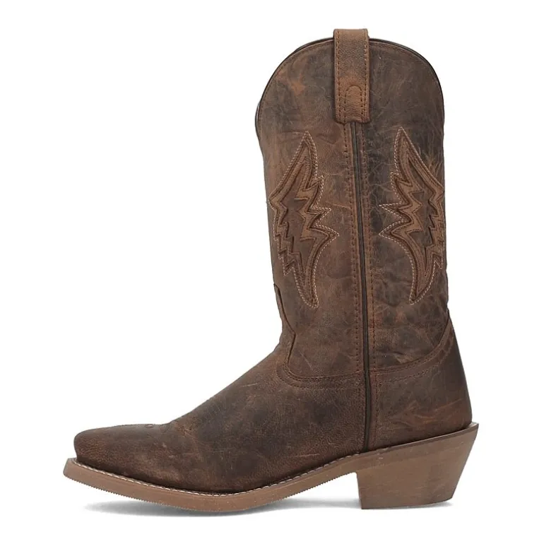 Laredo Mens Nico Block Heel Cowboy Boots