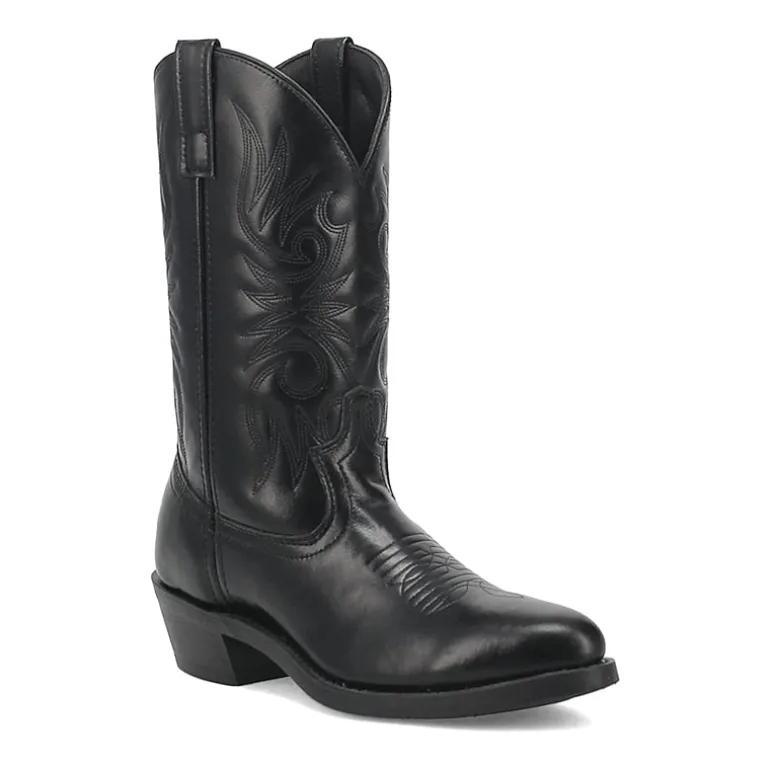 Laredo Mens Paris Flat Heel Cowboy Boots