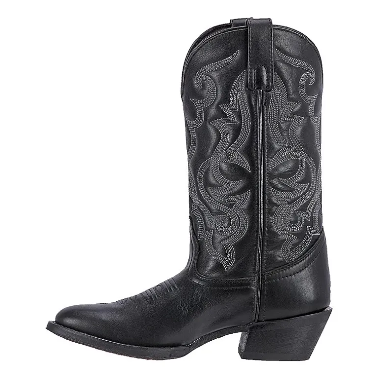 Laredo Womens Maddie Block Heel Cowboy Boots