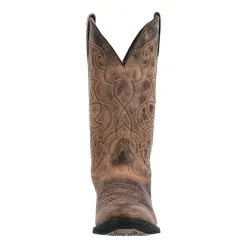 Laredo Womens Maddie Block Heel Cowboy Boots