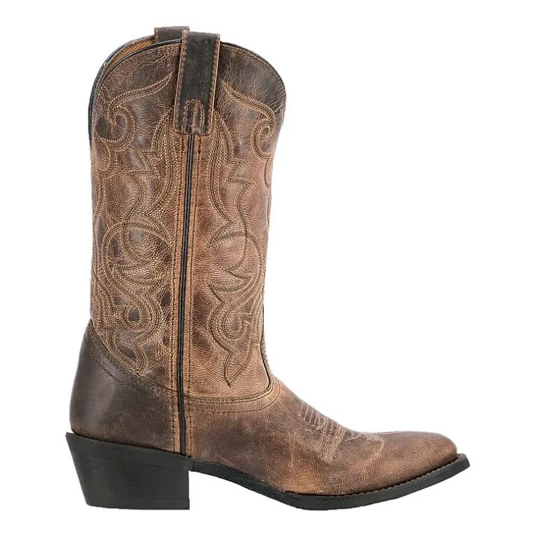 Laredo Womens Maddie Block Heel Cowboy Boots