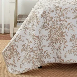 Laura Ashley Bedford Floral Reversible Quilt Set