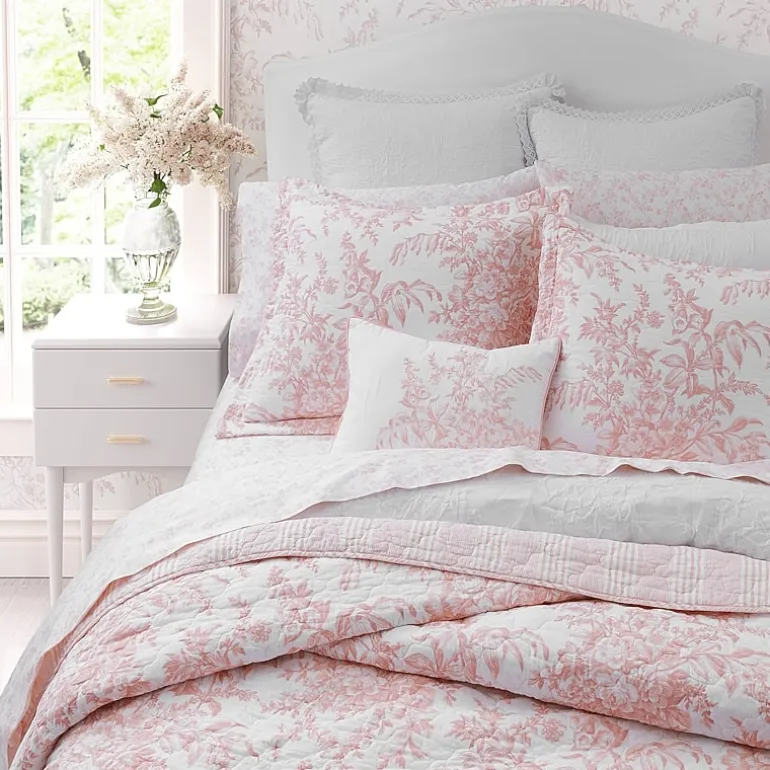 Laura Ashley Bedford Floral Reversible Quilt Set