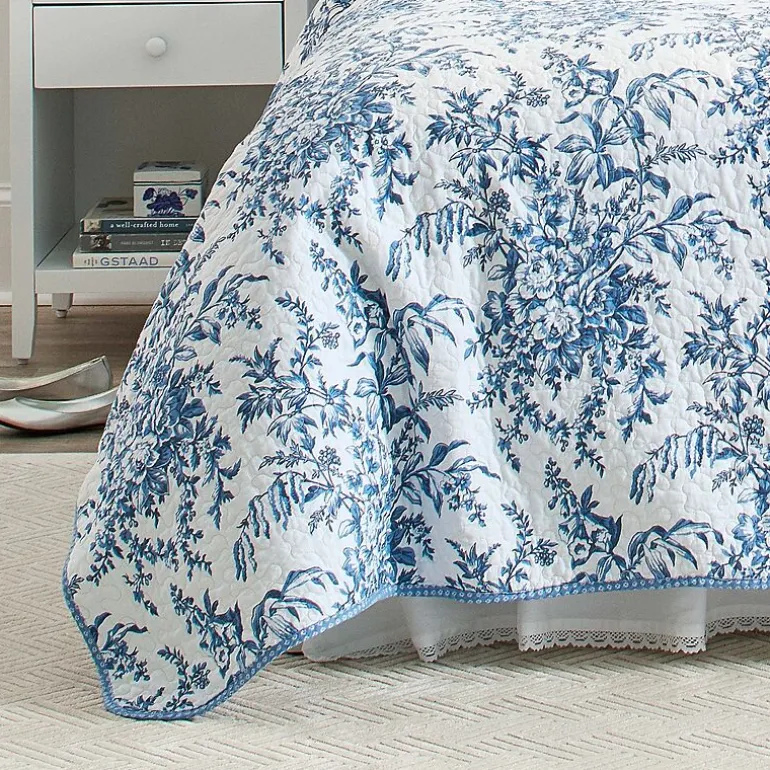 Laura Ashley Bedford Floral Reversible Quilt Set